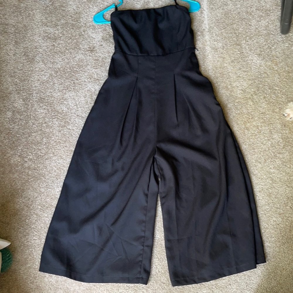 Black strapless jumper NEW with tags